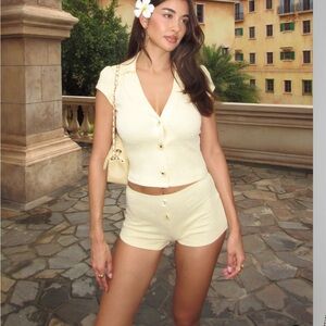 Tiger Mist quilan shorts